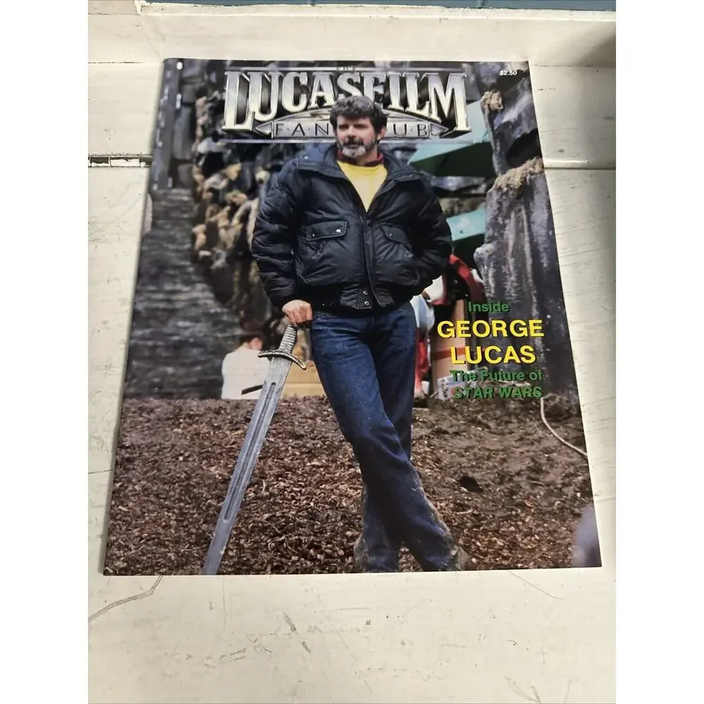 3 Lucasfilm‎ Fan Club Magazine Lot George Lucas Star Wars Willow 1987 1 2 1989 6